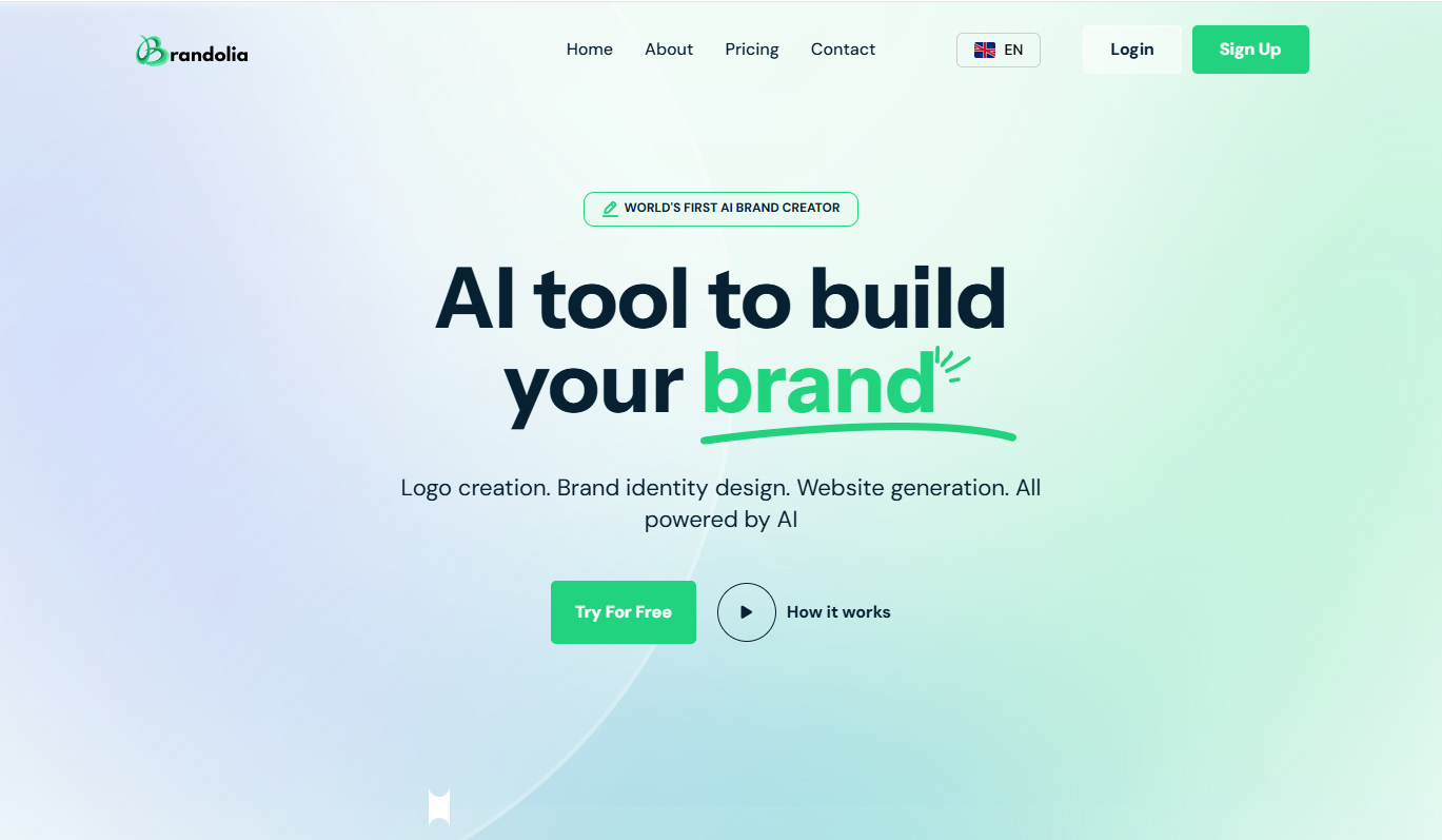 Brandolia screenshot and logo